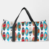 Kleurrijke Retro Surfboards Patroon Terug naar Sch Plunjezak (Voorkant)