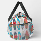 Kleurrijke Retro Surfboards Patroon Terug naar Sch Plunjezak (Rechts)