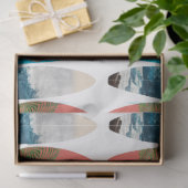 Kleurrijke Retro Surfboards Patroon Tissuepapier (Geschenk)