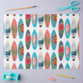 Kleurrijke Retro Surfboards Patroon Tissuepapier (Craft)