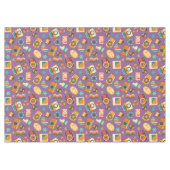 Kleurrijke Retro Tafelkleed Groovy Pastel Accent (Voorkant (Horizontaal))