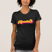 Kleurrijke retro tante t-shirt (Voorkant)