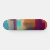 Kleurrijke retro toonmix persoonlijk skateboard (Horizontaal)