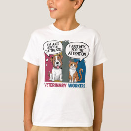 Kleurrijke Retro  Veterinair cadeau T-Shirt