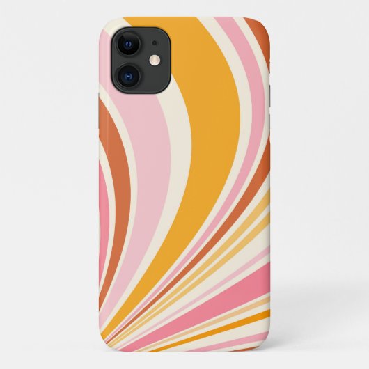Kleurrijke retro vibes Case-Mate iPhone case (Achterkant)