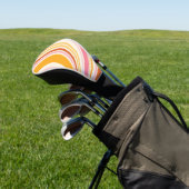 Kleurrijke retro vibes golfheadcover (Insitu)