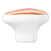 Kleurrijke retro vibes keramische knop (Zijkant)