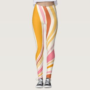 Kleurrijke retro vibes leggings