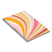 Kleurrijke retro vibes notitieboek (Rechterzijde)