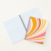 Kleurrijke retro vibes notitieboek (Binnen)