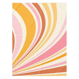 Kleurrijke retro vibes tafelkleed