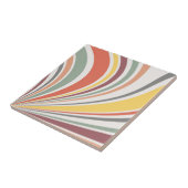 Kleurrijke retro vibes tegeltje (Zijkant)