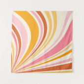 Kleurrijke retro vibes wandkleed (Voorkant)