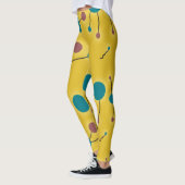 Kleurrijke retrocules grote moleculen universum ro leggings (Links)