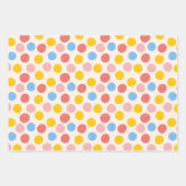 Kleurrijke retroesthetische glimlach inpakpapier vel (Voorkant 2)