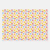 Kleurrijke retroesthetische glimlach inpakpapier vel (Voorkant)