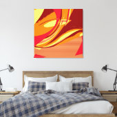 Kleurrijke retroflecterende Abstracte artikel 2 Canvas Afdruk (Insitu (Slaapkamer))