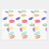 Kleurrijke retroflectorlampjes voor het verpakken  inpakpapier vel (Voorkant 3)