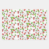 Kleurrijke retroflectorlampjes voor het verpakken inpakpapier vel (Voorkant 3)