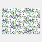 Kleurrijke retroflectorlampjes voor het verpakken  inpakpapier vel (Voorkant 3)