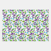 Kleurrijke retroflectorlampjes voor het verpakken  inpakpapier vel (Voorkant 2)