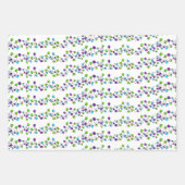 Kleurrijke retroflectorlampjes voor het verpakken  inpakpapier vel (Voorkant)