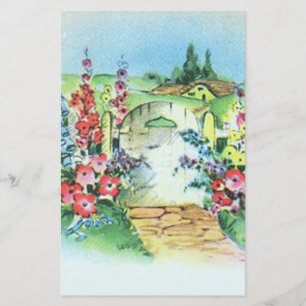 Kleurrijke Retrostijl  landventilatortuin