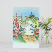 Kleurrijke Retrostijl  landventilatortuin (Staand voorkant)