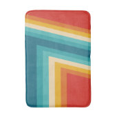 Kleurrijke Retrostrip - 70, 80-inch design Badmat (Voorkant Verticaal)