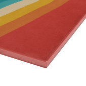 Kleurrijke Retrostrip - 70, 80-inch design Snijplank (Hoek)