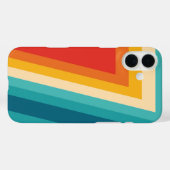 Kleurrijke Retrostrips - 70, 80 Case-Mate iPhone Case (Achterkant (horizontaal))