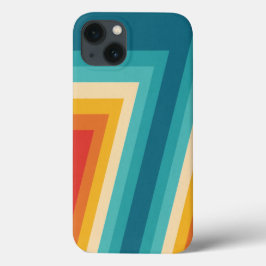 Kleurrijke Retrostrips - ontwerp van 70-80-inch Case-Mate iPhone Case