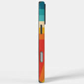 Kleurrijke Retrostrips - ontwerp van 70-80-inch Case-Mate iPhone Case (Achterkant / Rechts)