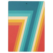 Kleurrijke Retrostrips - ontwerp van 70-80-inch Klembord (Achterkant)