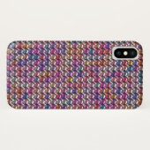 Kleurrijke Rhinestone Case-Mate iPhone Case (Achterkant (horizontaal))