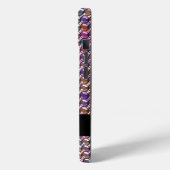 Kleurrijke Rhinestone met eigen naam Case-Mate iPhone Case (Achterkant / Links)