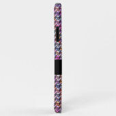 Kleurrijke Rhinestone met eigen naam Case-Mate iPhone Case (Achterkant/rechts)