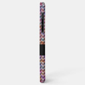 Kleurrijke Rhinestone met eigen naam Case-Mate iPhone Case (Achterkant/links)