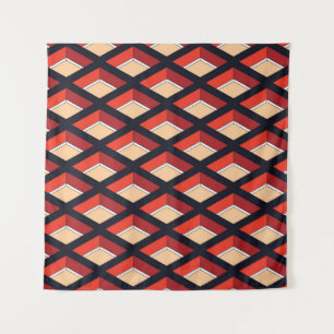 Kleurrijke Rhombus: geometrische achtergrond Wandkleed