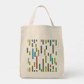 Kleurrijke Rhythm Grocery Tas (Achterkant)