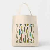 Kleurrijke Rhythm Grocery Tas (Voorkant)