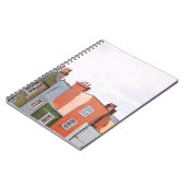 Kleurrijke rijhuizen Notitieboek (Linkerzijde)