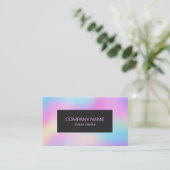 Kleurrijke, rijke textuur goud aangepaste typograf visitekaartje (Staand voorkant)