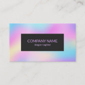 Kleurrijke, rijke textuur goud aangepaste typograf visitekaartje (Voorkant)