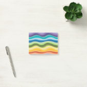 Kleurrijke rimpels patroon 2 post-it® notes (Kantoor)