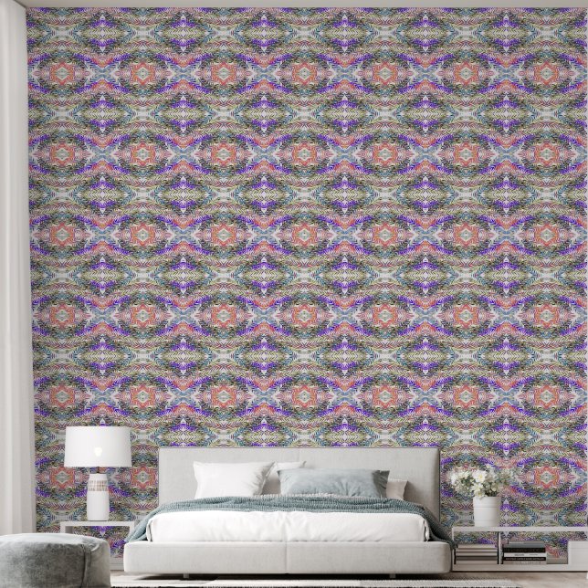 Kleurrijke Risico's Behang (Slaapkamer)