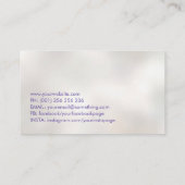 Kleurrijke Rising Phoenix Bird Visitekaartje (Achterkant)