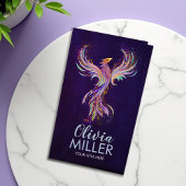 Kleurrijke Rising Phoenix Bird Visitekaartje