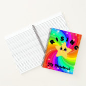 Kleurrijke Rising Star Notitieboek (Binnen)
