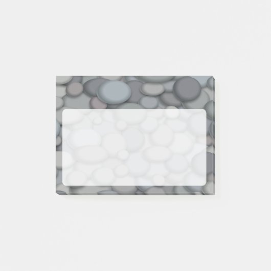 Kleurrijke riviersteen kiezelstenen kunst post-it® notes (Voorkant)